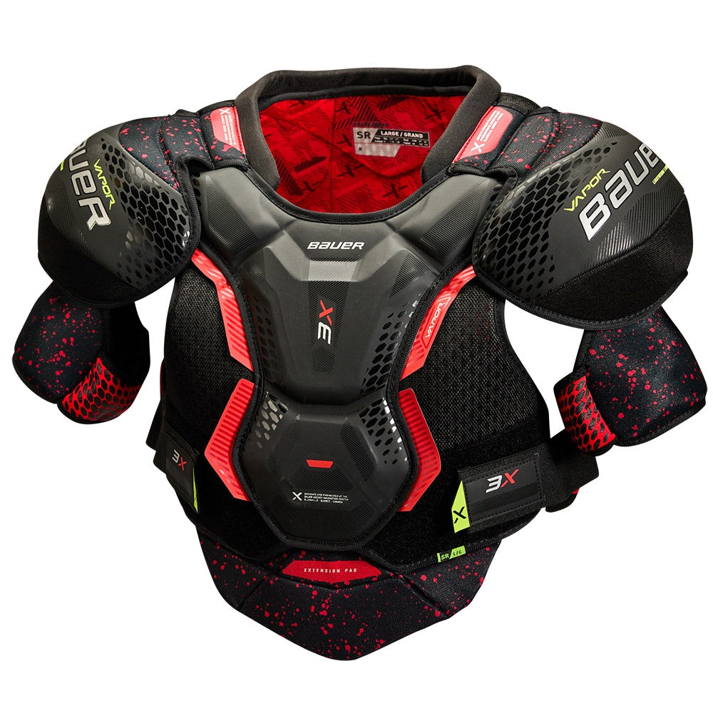 Bauer Vapor 3X Senior Ice Hockey Shoulder Pads - Protective Gear for Adult Hockey Players - Perfect for Games, Practice & Competitive Play