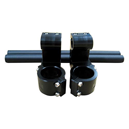 Custom Black Anodized 41mm Clip On Clamps with 2.5