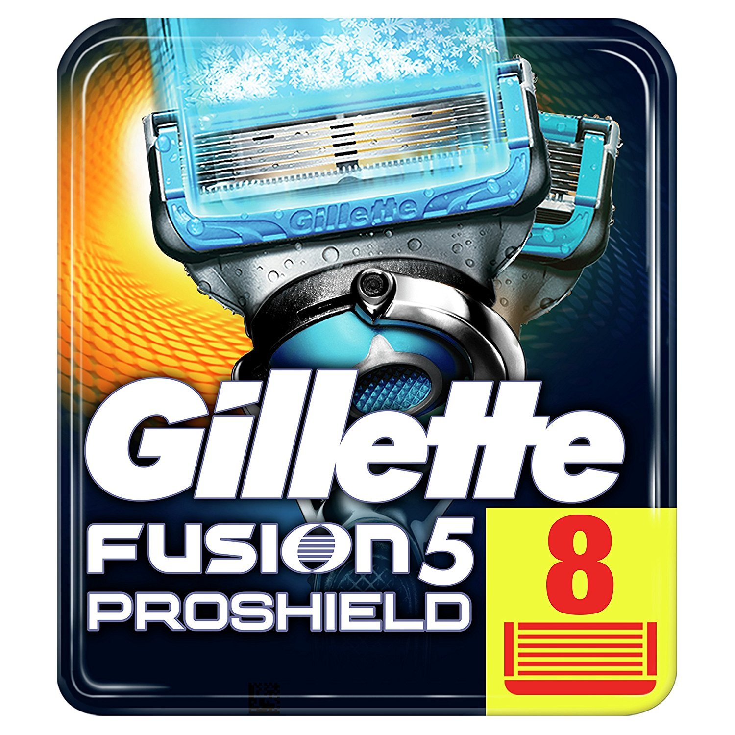 Gillette Fusion5 ProShield Chill Razor Blades for Men - 8 Refill Cartridges | Ultra-Glide Lubrication & Cooling Comfort | Perfect for Travel & Daily Shaving Routine