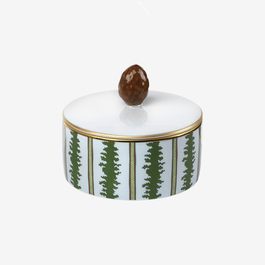Ginori 1735 Profumi Luchino Trinket Box - Elegant Ceramic Jewelry Storage with Floral Design, Perfect for Rings, Earrings & Small Keepsakes | Home Decor, Gift Idea for Women, Bridal Shower Present