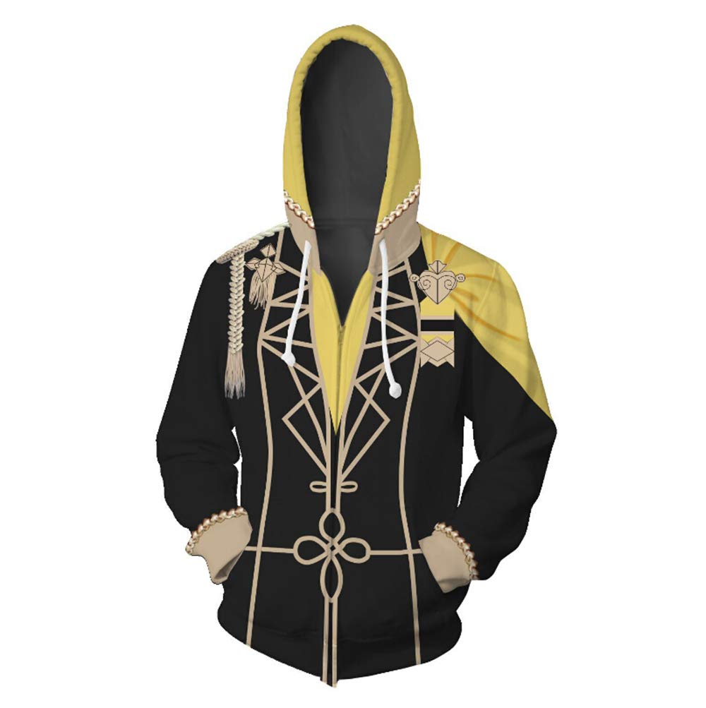 Fire Emblem: Three Houses Claude Dimitri Edelgard Printed Hoodies - S-5XL Cosplay Costume & Gaming Merchandise for Anime Fans & Convention Wear