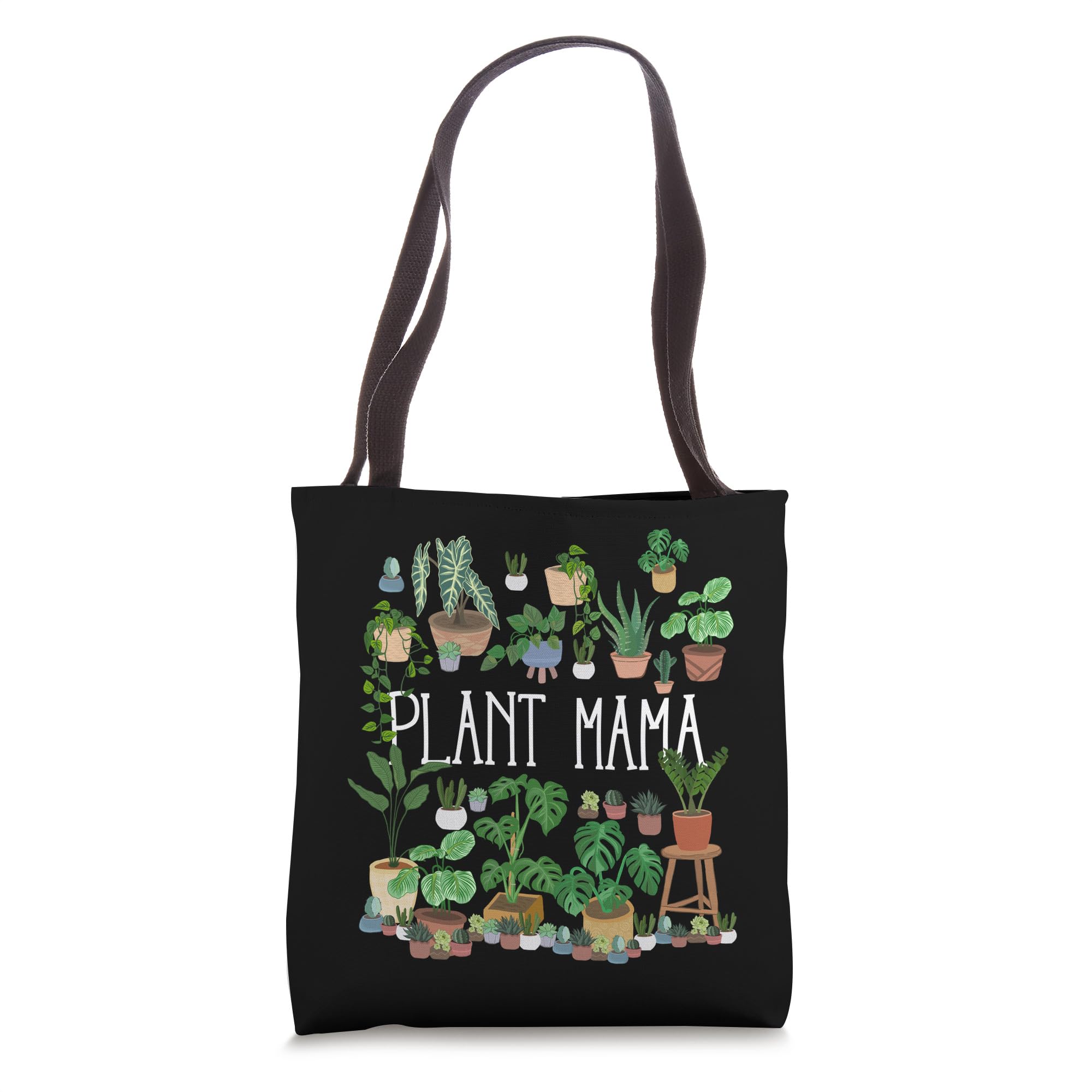 Stylish Plant Mama Tote Bag - Eco-Friendly Cotton Canvas Shopping Bag for Women | Perfect for Groceries, Farmers Market & Everyday Use