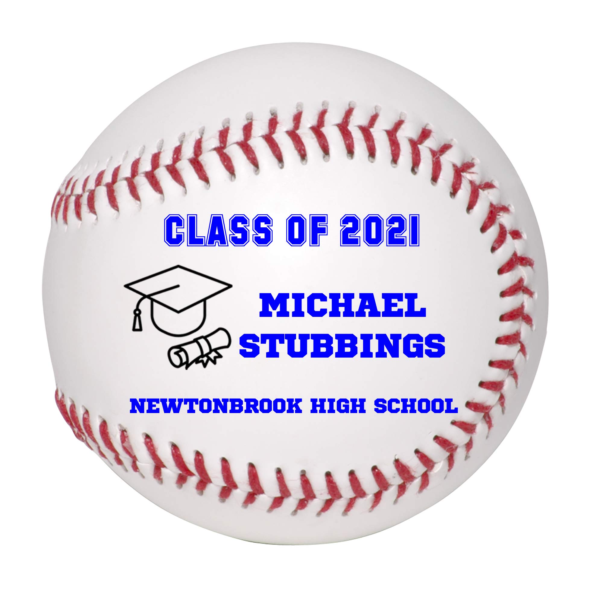Custom Personalized 2025 Graduation Baseball - High School Graduation Gift for Boys & Girls - Class of 2025 Commemorative Keepsake - Perfect for Graduation Parties & Memory Boxes