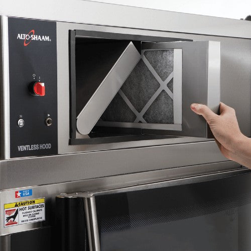 Alto Shaam AR7EVHSGLPANE Commercial Rotisserie Oven - Ventless Design with 7 Spits, Holds 21-28 Chickens - Perfect for Restaurants, Catering & Large Events