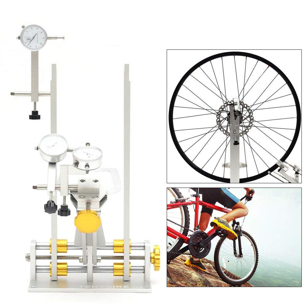 Professional Bicycle Wheel Truing Stand - Portable Bike Wheel Repair Tool Kit for 10