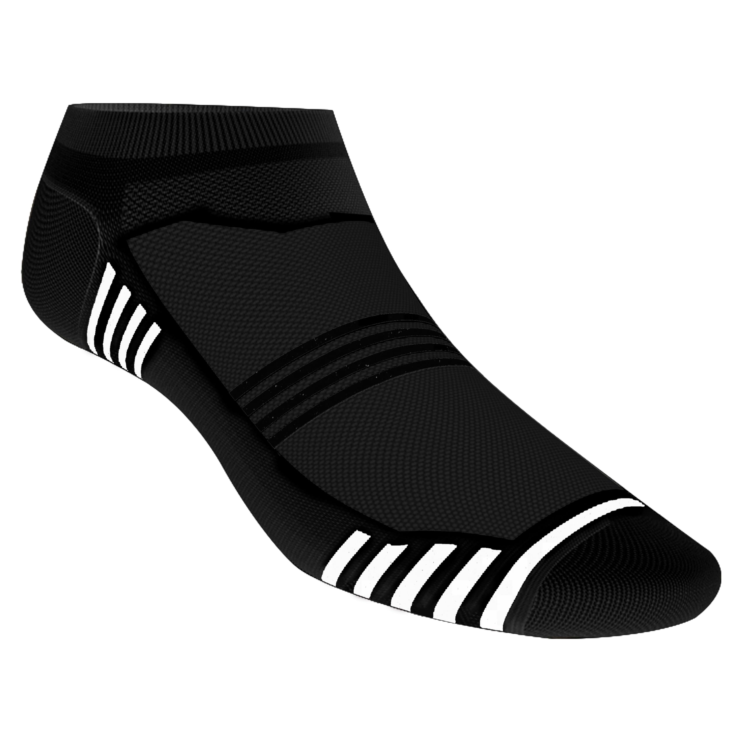 Breathable Cushioned Socks for Men - Moisture Wicking Athletic Socks with Arch Support - Comfortable Padded Running Socks for Workout, Hiking & Everyday Wear