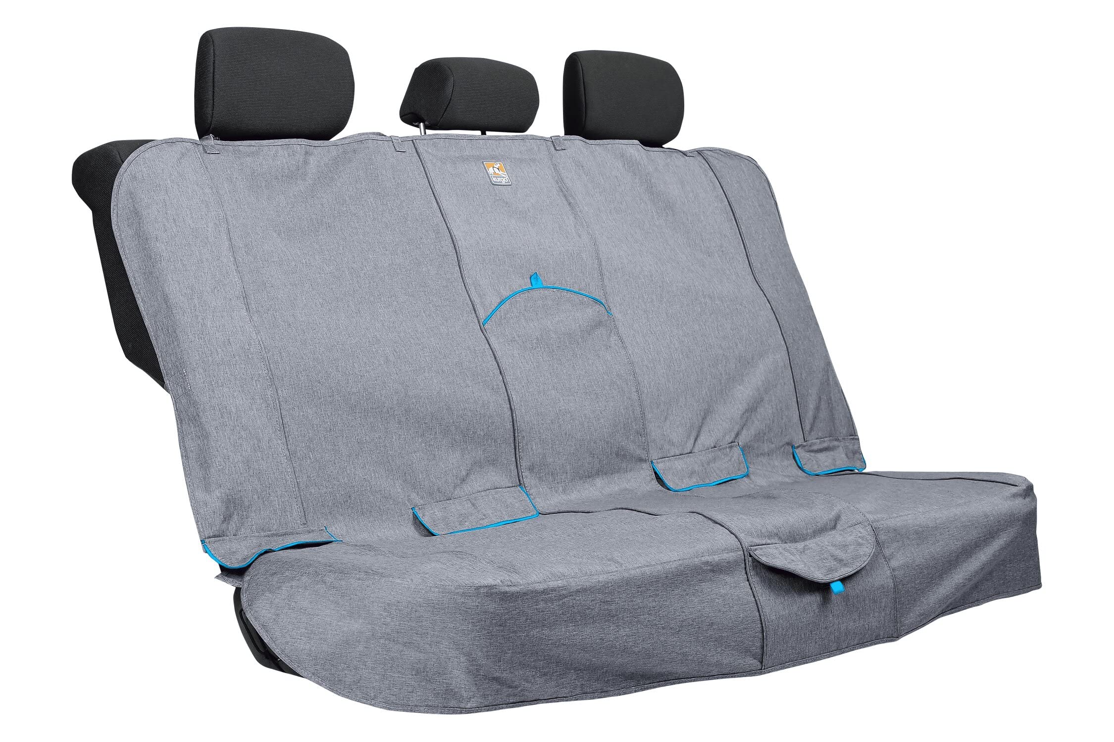 **Kurgo Heather Bench Dog Seat Cover - Waterproof, Scratch-Resistant Pet Car Seat Protector with Seat Anchors, 55