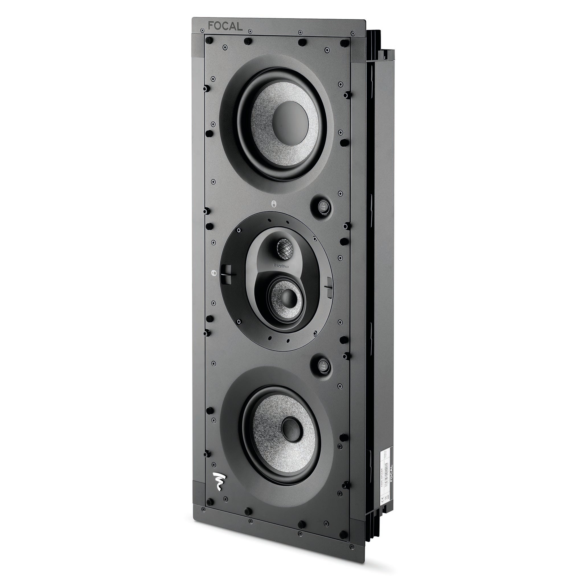 Focal 1000 IWLCR6 In-Wall Speaker - High Performance Home Theater Audio System for Living Room, Bedroom, and Home Cinema Installation (Single Unit)