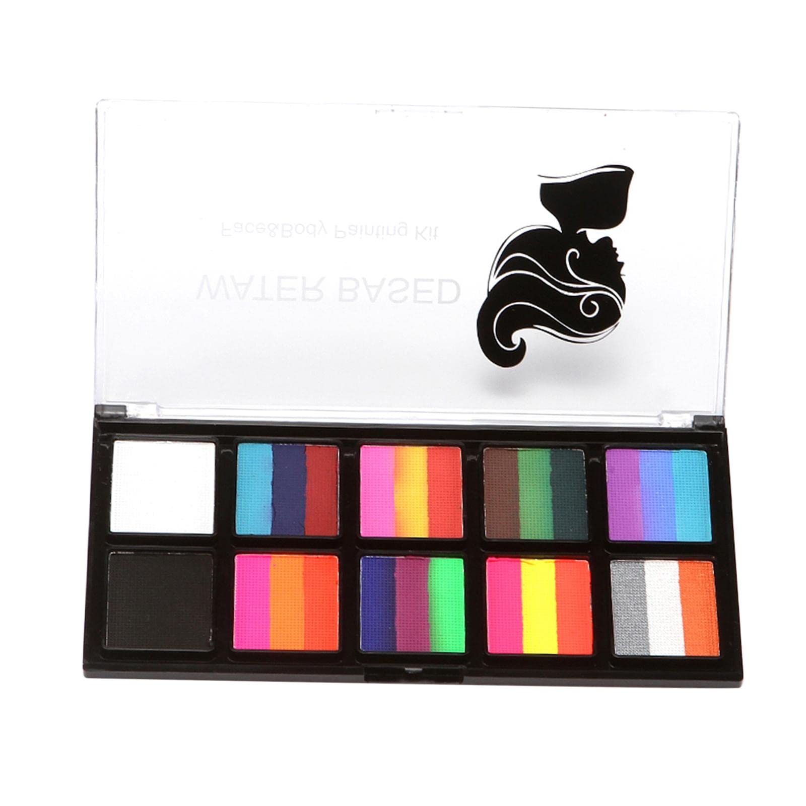 Professional Washable Body Paint for Cosplay, Theater & Stage Makeup - Safe, Vibrant & Easy to Remove for Halloween, Face Painting & Artistic Performances