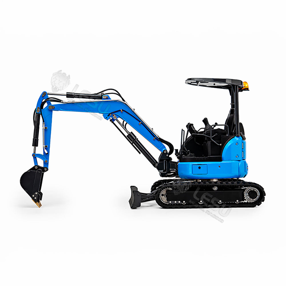 1/14 Scale Mini LESU RC Hydraulic Excavator PC30 - Metal Radio Controlled Digger Toy with Frsky X14 Radio, Sound System & Battery - Construction Site Simulation, Kids Play, Collector's Model