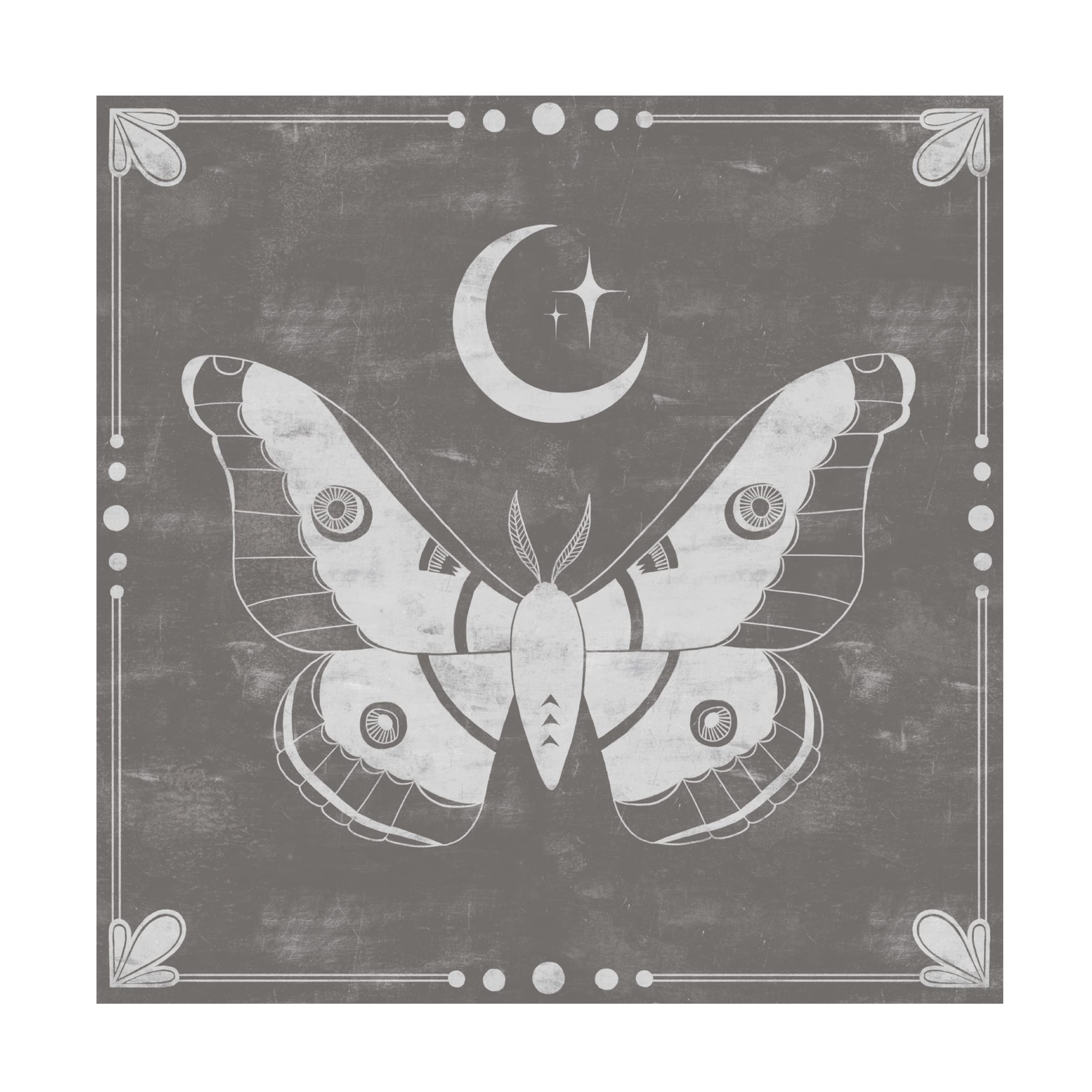 Grace Popp 'Hallowed Moon II' Canvas Wall Art Print - Modern Home Decor for Living Room, Bedroom & Office | Trademark Fine Art Collection