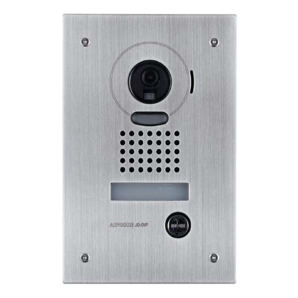 Aiphone JO DVF Stainless Steel Flush Mounted Door Station Intercom System - Secure Entry Solution for Homes & Offices