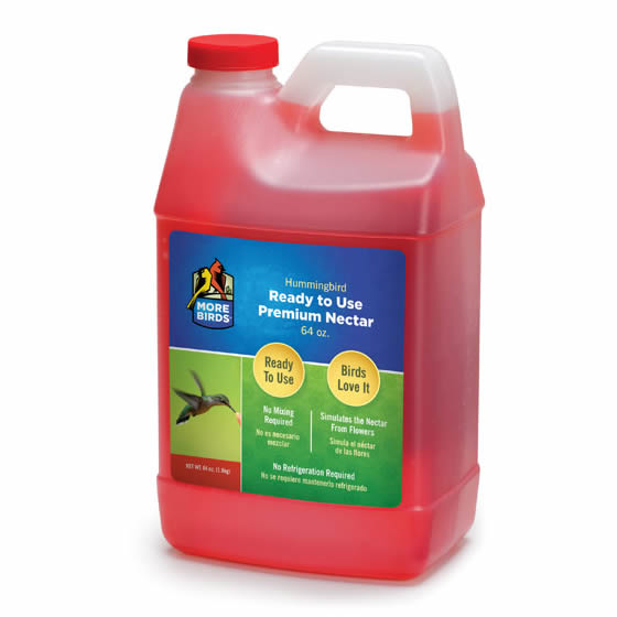 Ready-to-Use Liquid Nectar for Hummingbirds - Sweet Natural Energy Source for Bird Feeders & Outdoor Gardens
