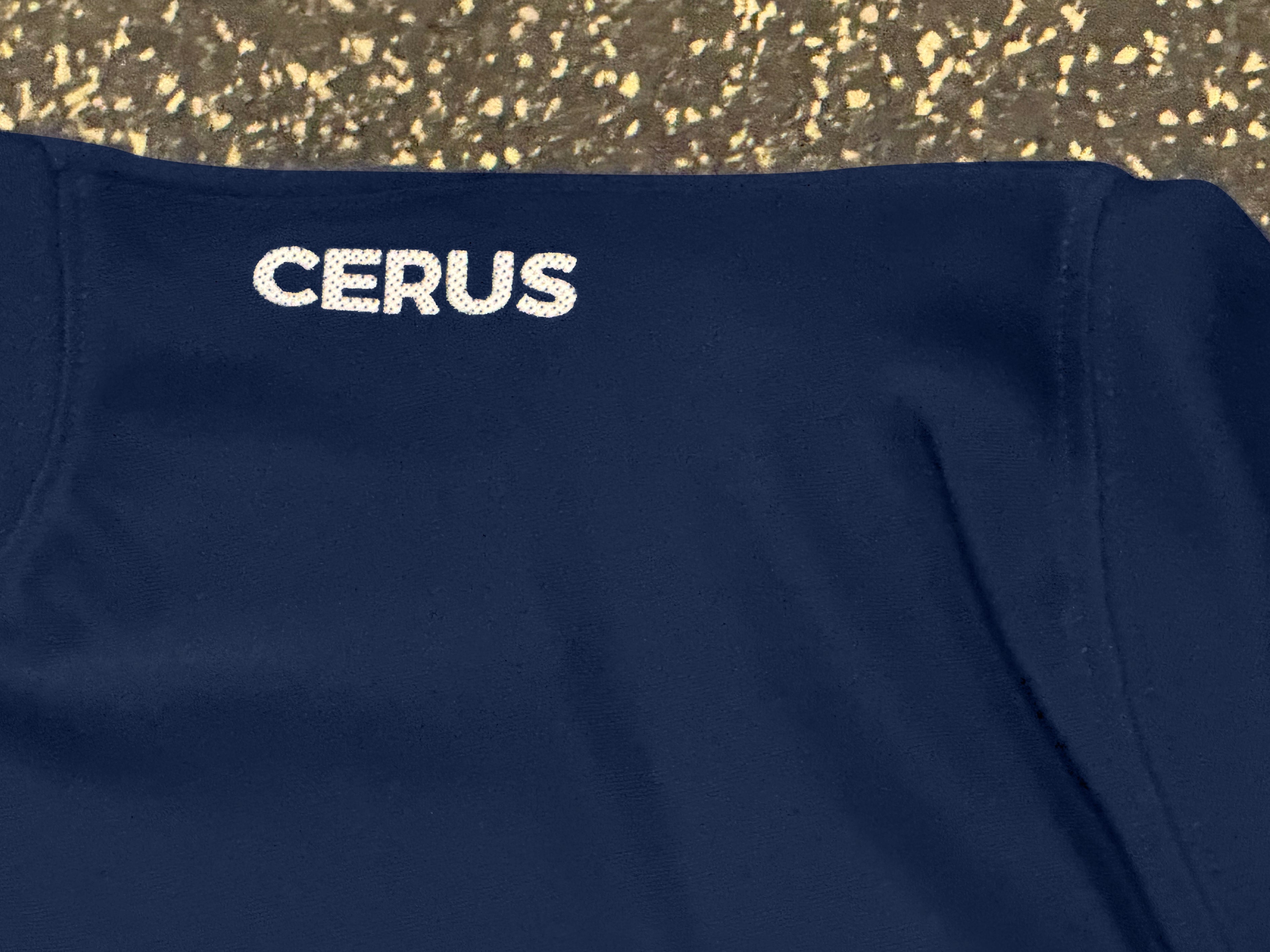 Cerus Navy Flex Men's T-Shirt - Breathable Comfort Fit Casual Tee for Workout, Gym & Everyday Wear