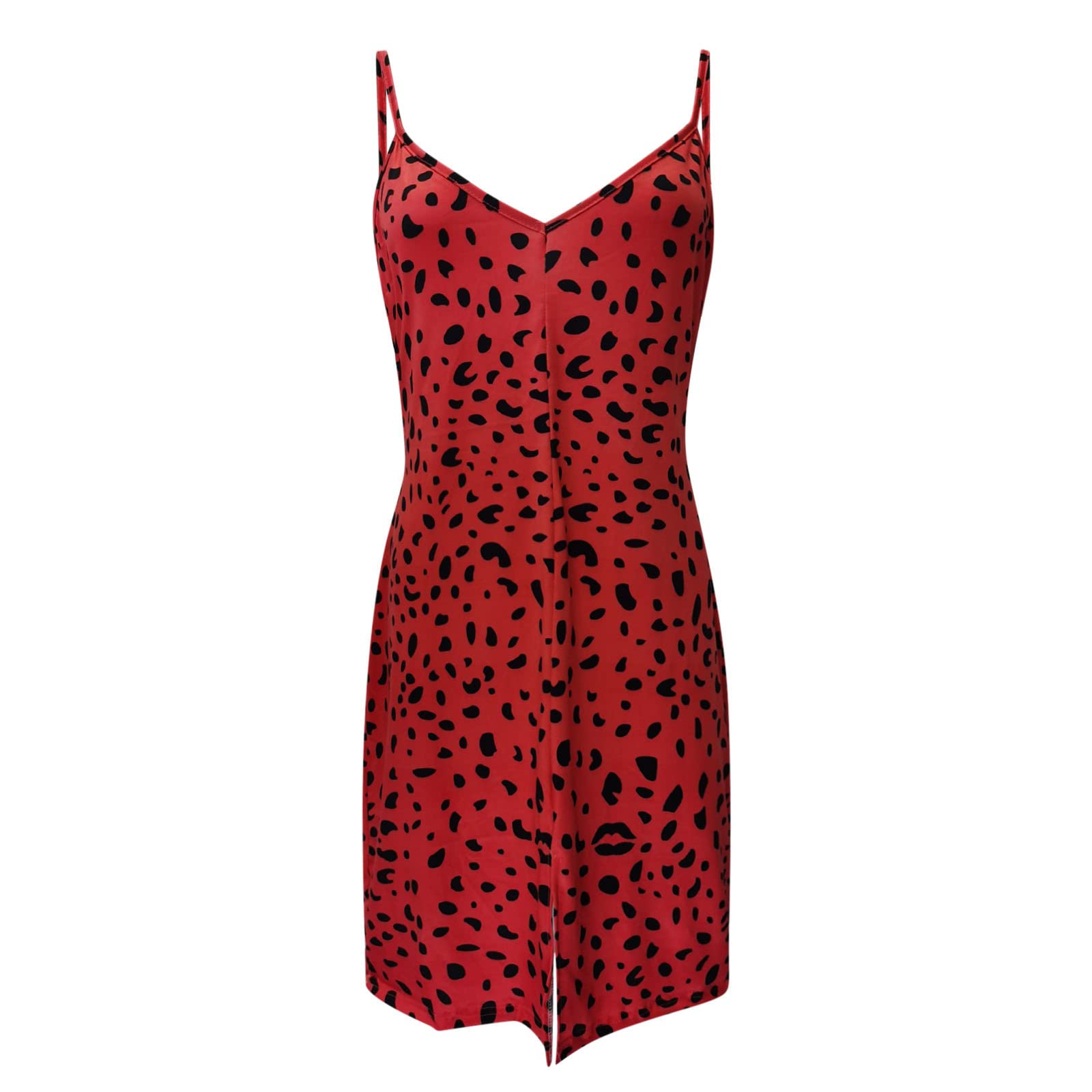 Women's Leopard Print Camisole Dress - Elegant Mini Summer Dress for Casual & Beach Wear | Perfect for Vacations, Parties & Date Nights