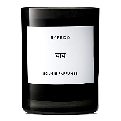 Byredo Chai Scented Candle 8.4 Oz Limited Edition - Spiced Tea Aroma Home Fragrance for Relaxation, Meditation & Cozy Evenings