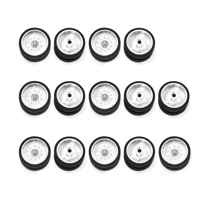 1/16 RC Battle Tank M1A2 SEP V2 Abrams Metal Rock Arm Suspension Kit - Heavy Duty Driving Road Wheel Idler Sprockets Set for DIY Tank Tracks - Perfect for RC Military Vehicle Enthusiasts & Battle Simulation Scenes