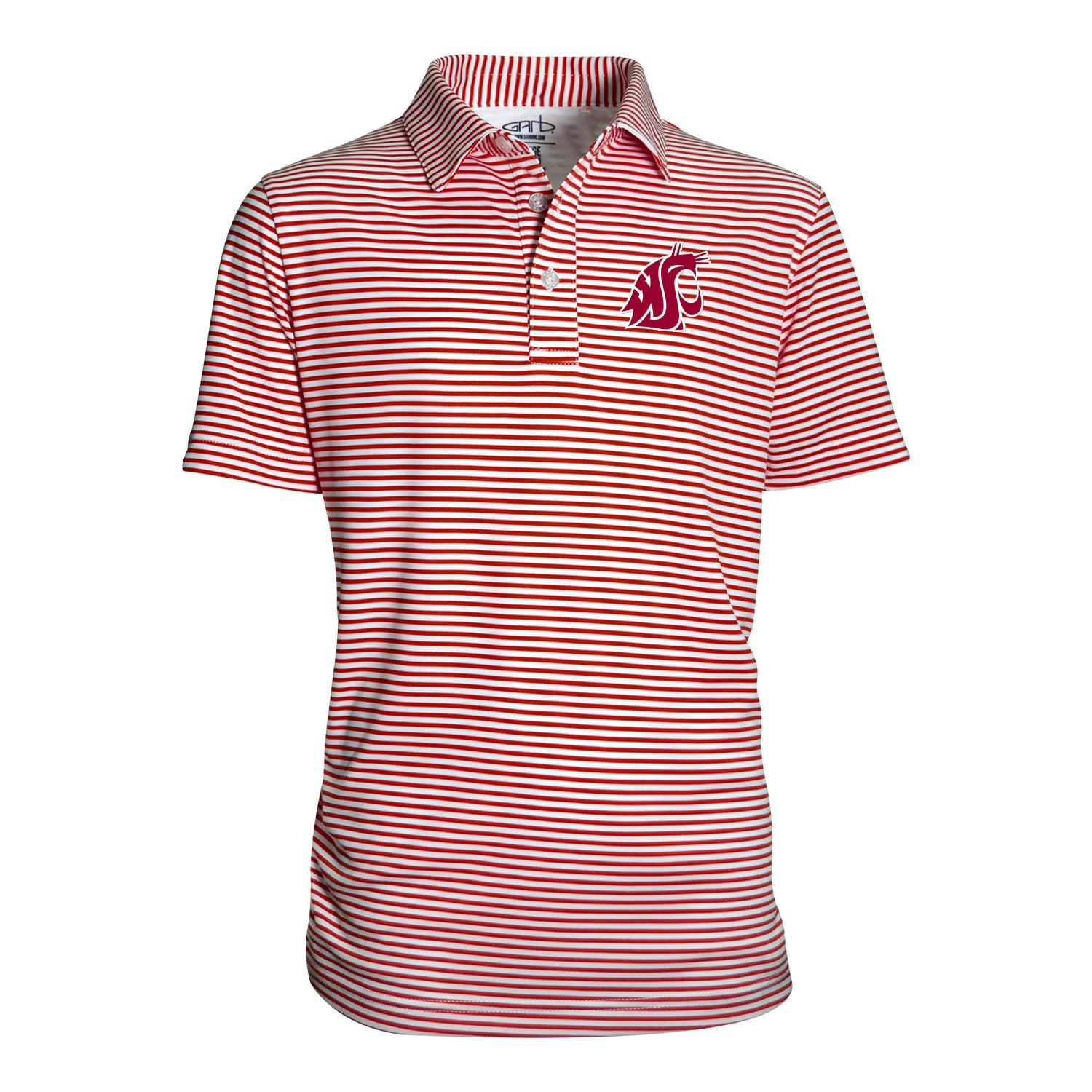 Washington State Cougars Youth Boys' Polo Shirt - Comfortable Athletic Performance Top for School, Sports & Casual Wear