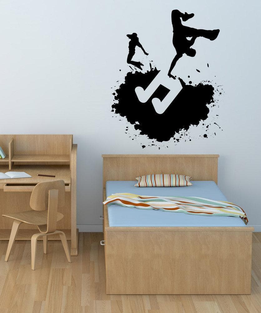 Hip Hop Wall Decal Sticker - Vinyl Art #1139 for Bedroom, Living Room & Office Decor