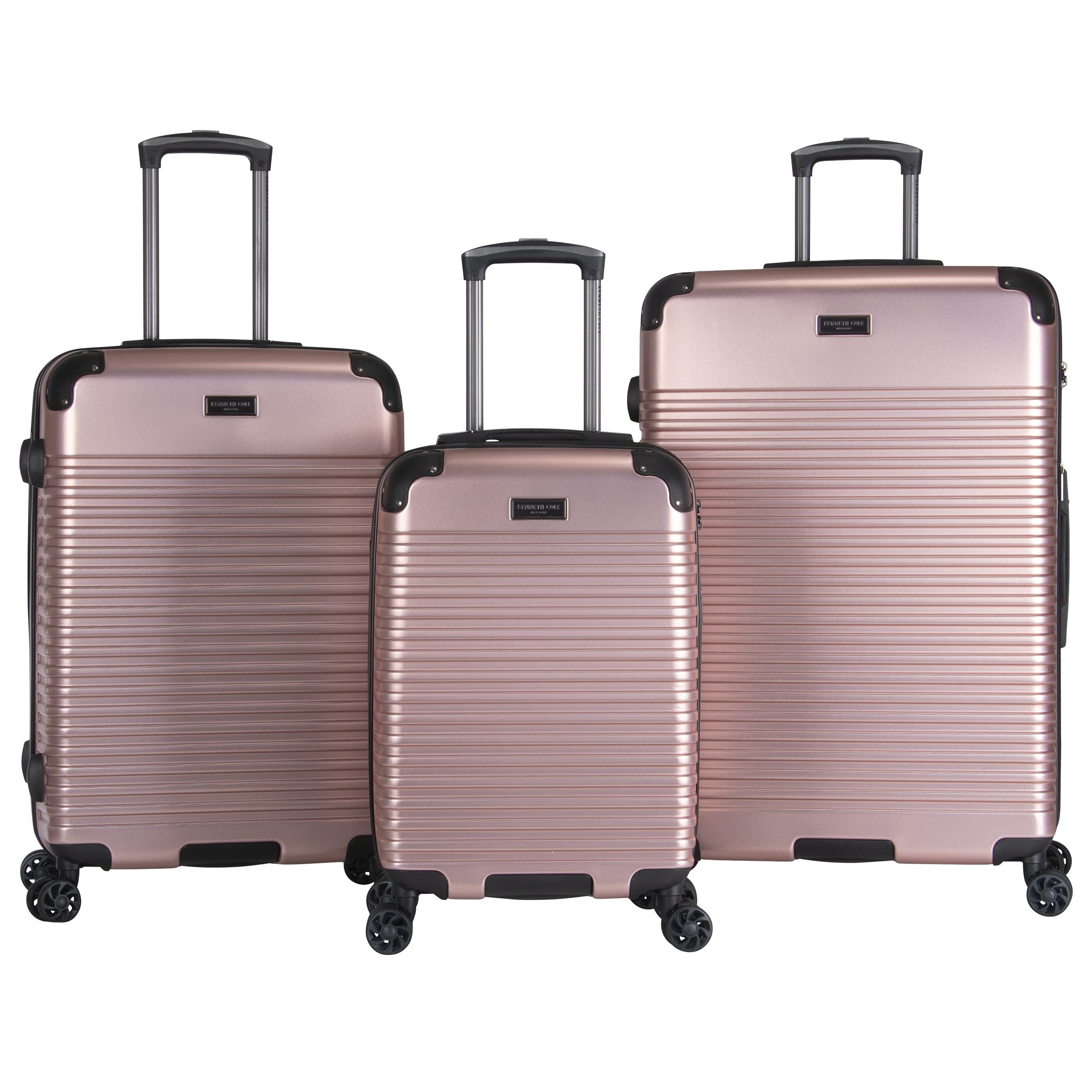 Kenneth Cole REACTION Scott's Corner Expandable Hardside Luggage Set with 8 Spinner Wheels & TSA Lock (20