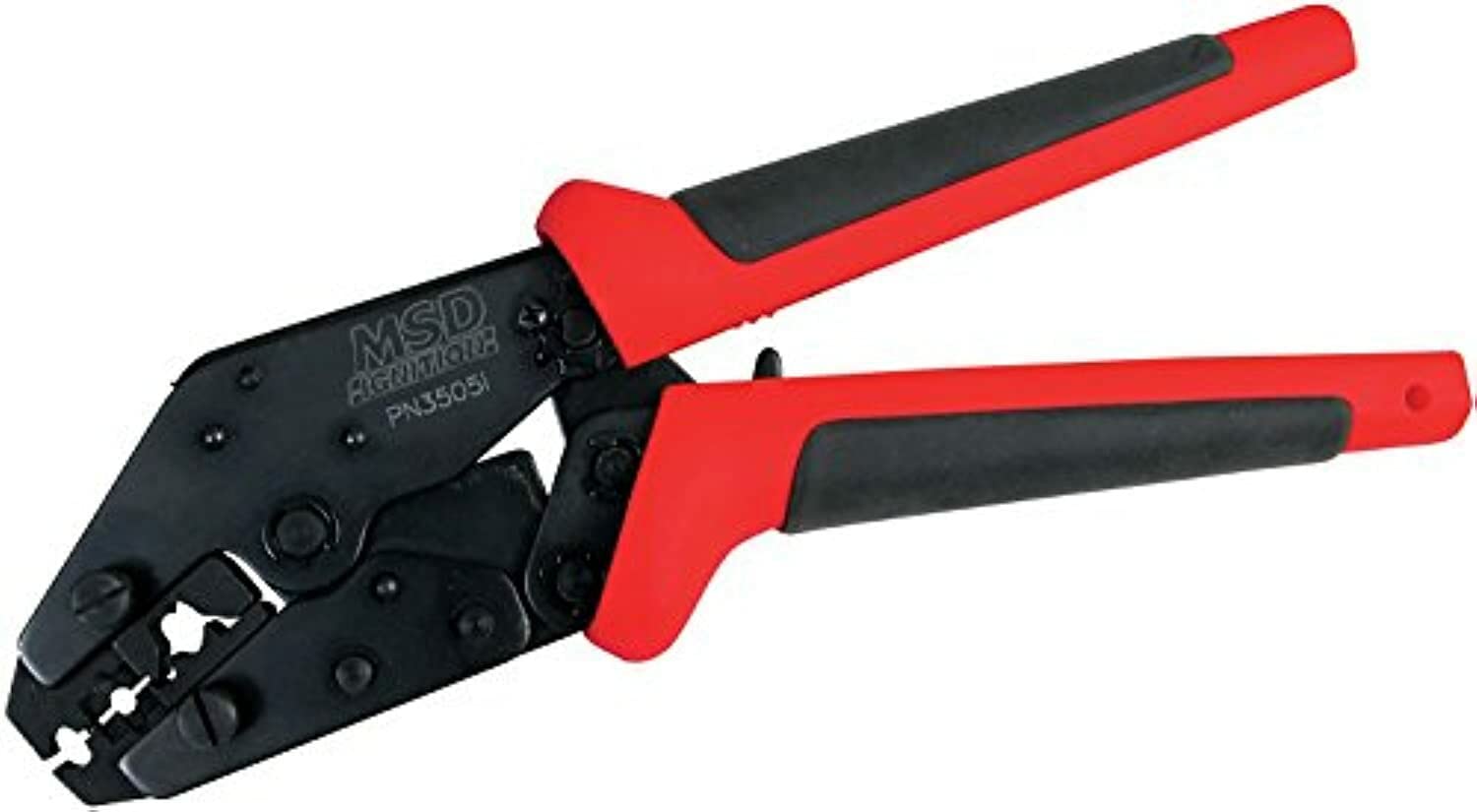 MSD 35051 Professional Ratcheting Crimp Tool - Heavy Duty Wire Terminal Crimper for Electrical, Automotive & DIY Projects - Perfect for Wiring, Connectors & Cable Repairs