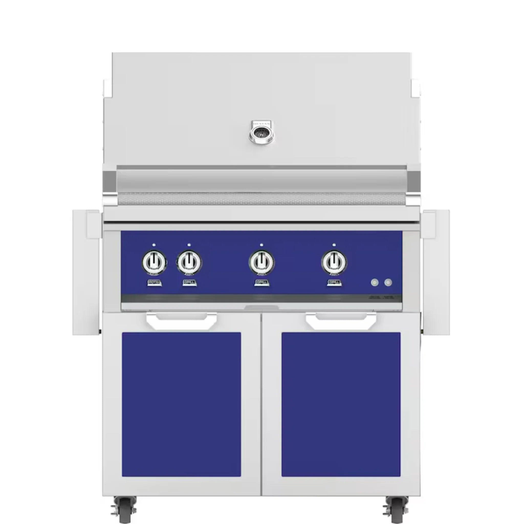 Hestan 36-Inch Freestanding Gas Grill with Double Access Doors - GBR36 GCD36 Model - Perfect for Outdoor Cooking, Backyard BBQs, and Patio Entertaining