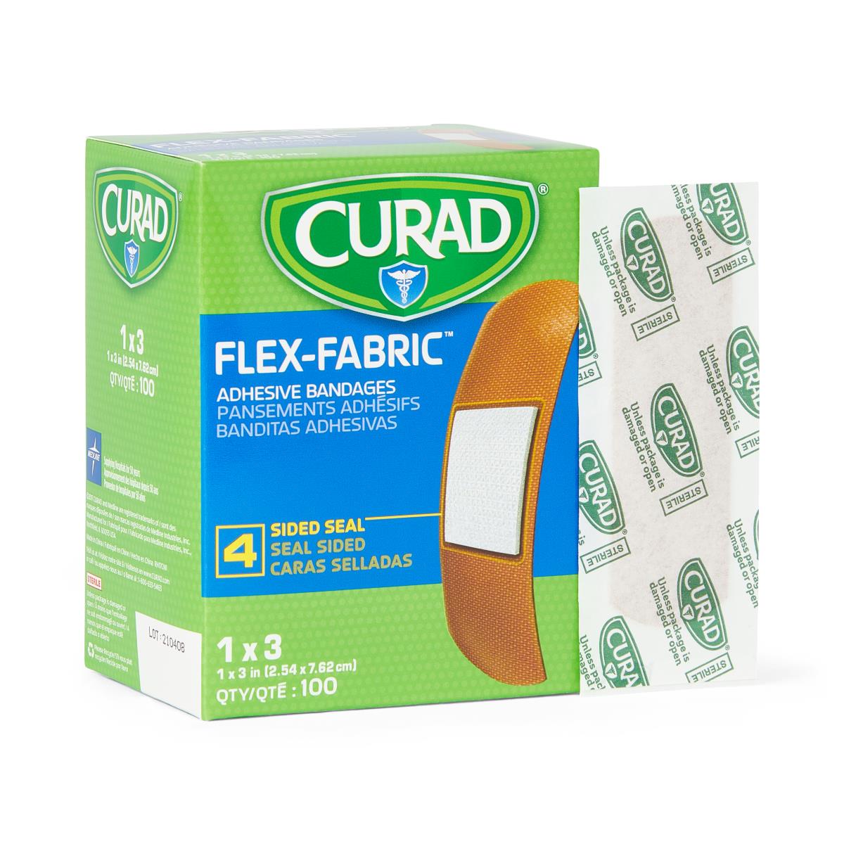 Premium Comfort Cloth Adhesive Fabric Bandages - 1x3 Inches, 1200 Count Bulk Pack | First Aid Wound Care for Cuts, Scrapes & Blisters | Home, Office & Travel First Aid Kit Essential