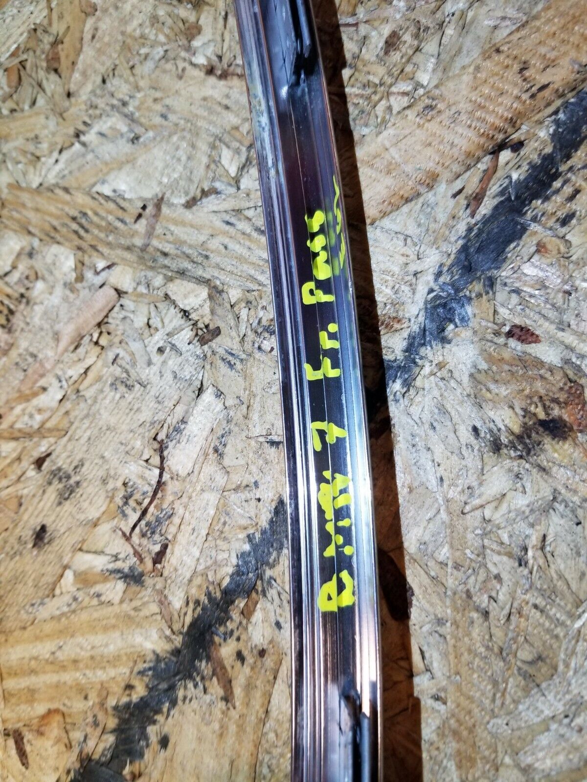 2002-2005 BMW 745i E65 Front Right Passenger Door Upper Window Chrome Molding Trim OEM Replacement Part - Perfect for Window Seal Repair & Luxury Car Restoration