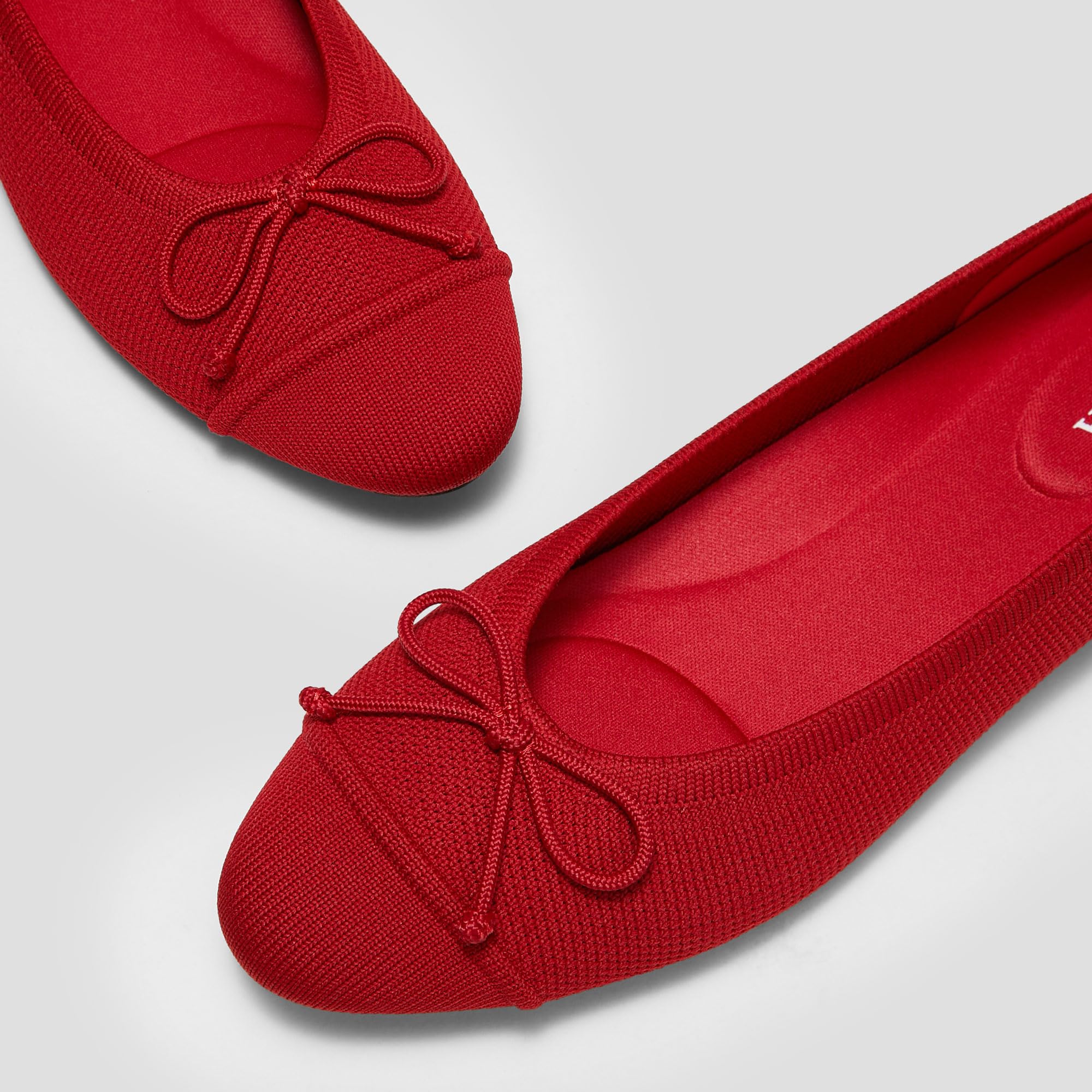 VIVAIA Tiana Women's Almond-Toe Bow Ballet Flats - Slip On Washable Comfortable Casual Shoes for Work, Travel & Everyday Wear