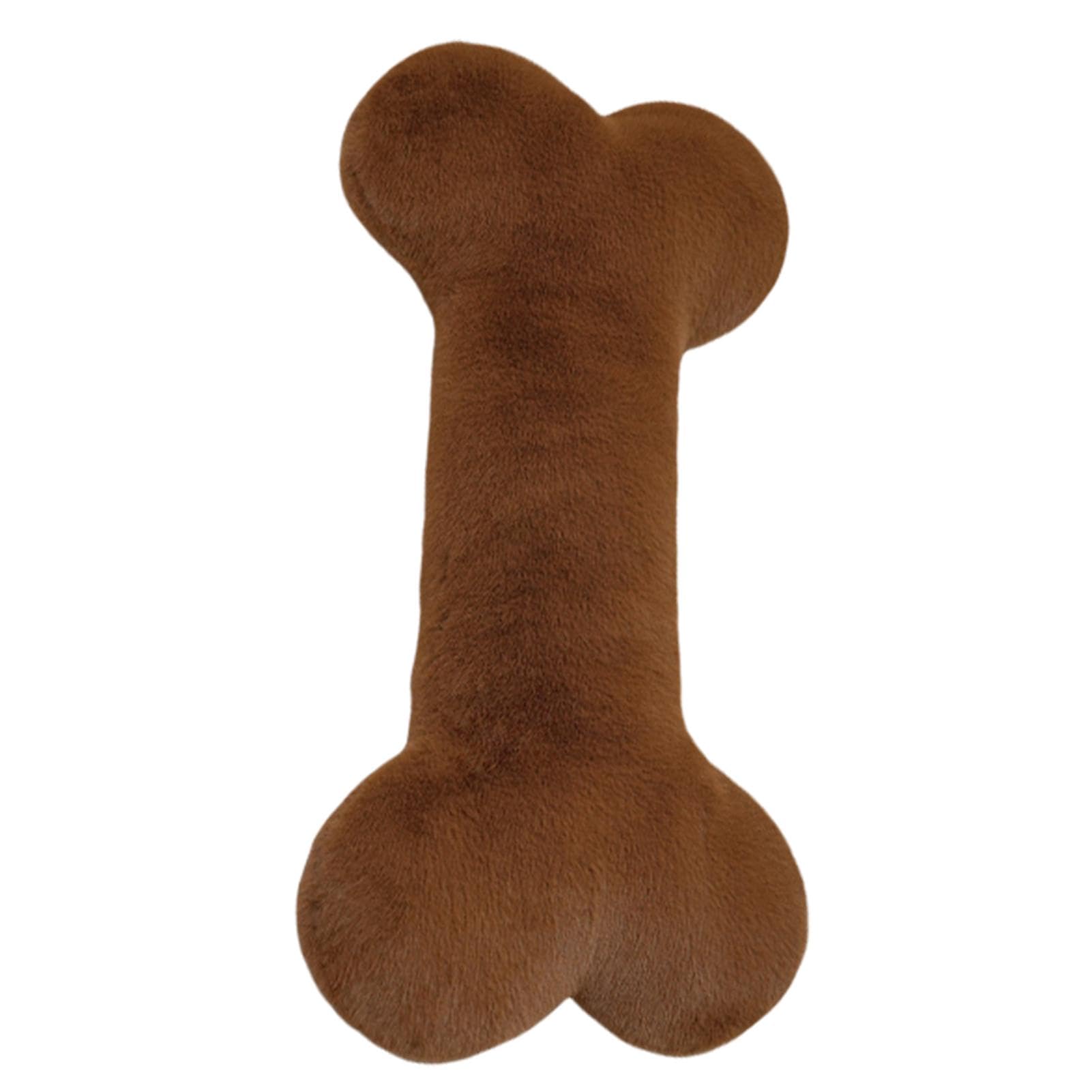 GVBLKQ Bone-Shaped Plush Pillow - Long Throw Stuffed Pillow for Sleeping & Decor, Soft Fluffy Cushion for Living Room, Bedroom - Perfect for Lounging, Napping & Home Decor
