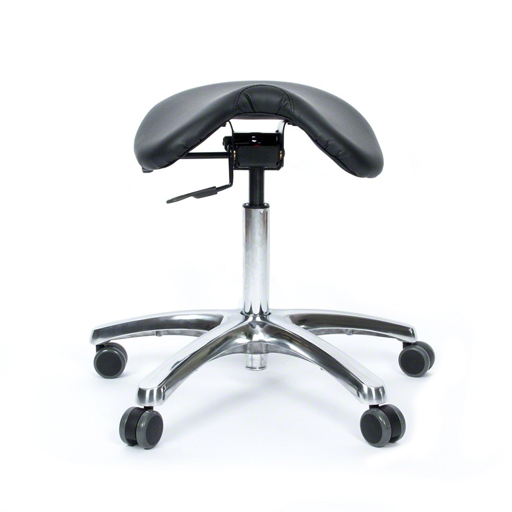 Jobri BetterPosture Saddle Chair - Ergonomic Tilting Seat Stool for Back Pain Relief & Posture Correction - Adjustable Height Office Chair for Home & Work - Ideal for Desk Work, Gaming & Long Sitting Sessions