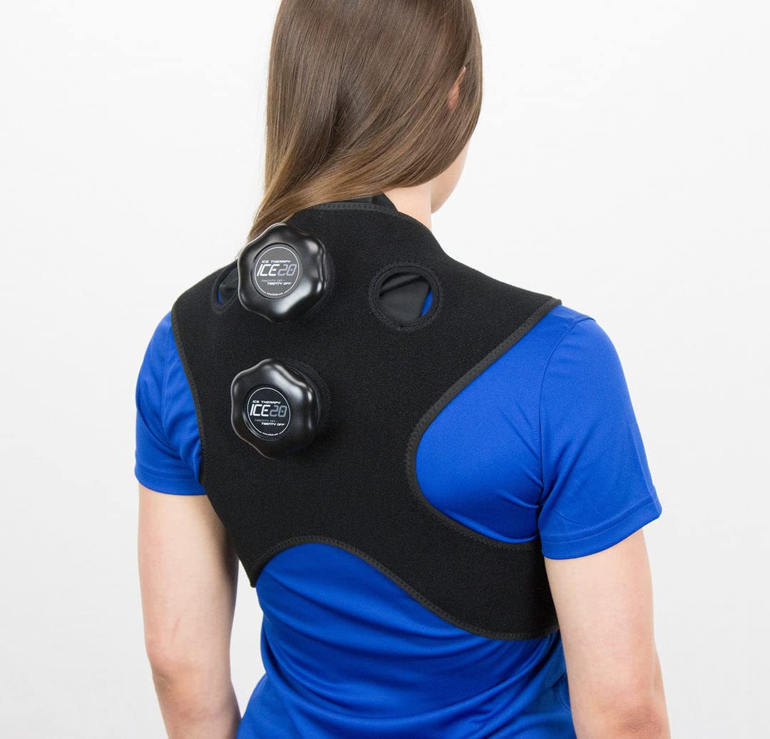 Neck-Traps Ice Compression Wrap for Neck Pain Relief - Cold Therapy Wrap for Injuries, Swelling & Recovery - Perfect for Athletes, Post-Surgery & Daily Pain Management