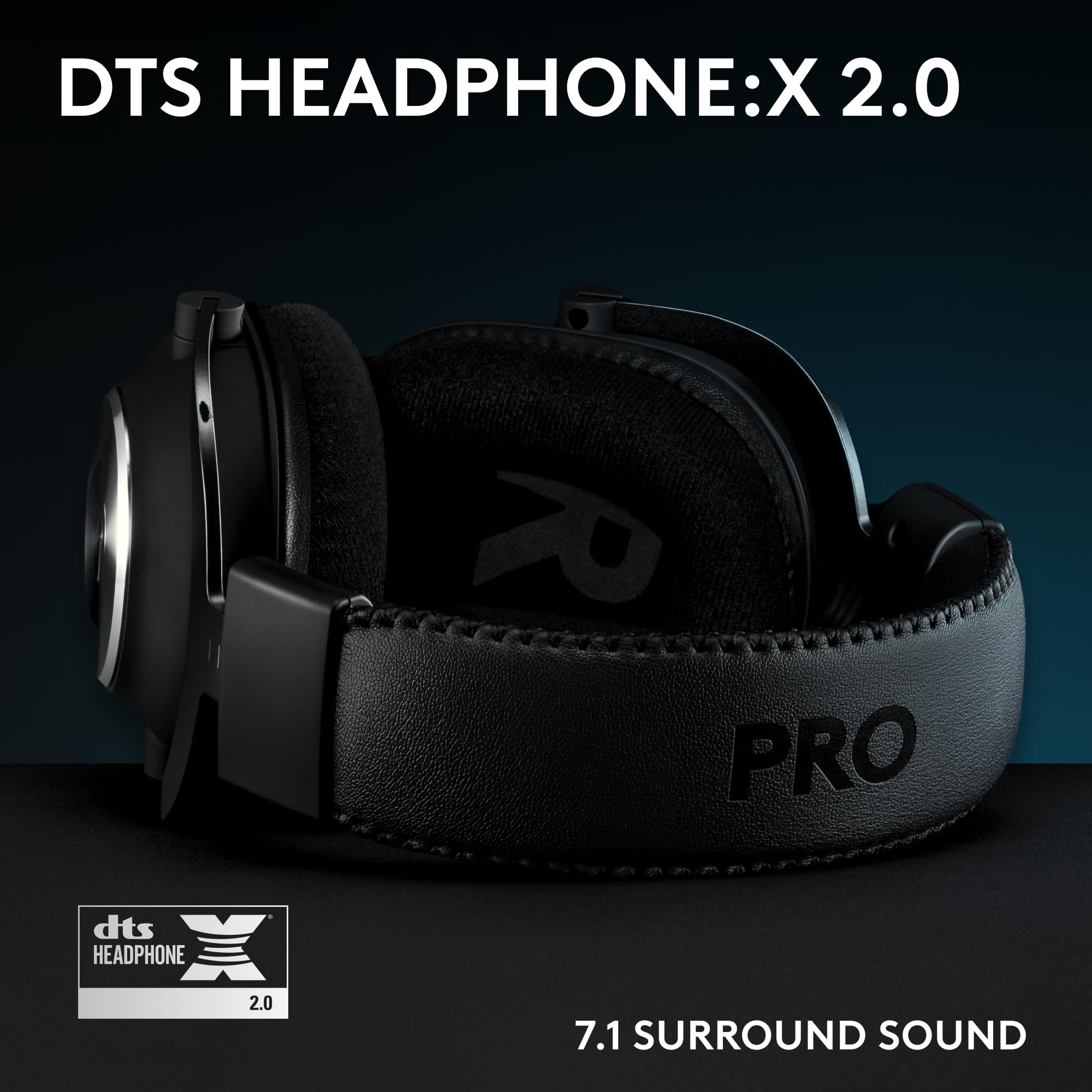 Logitech G Pro X SE Wired Gaming Headset with Blue VO!CE Mic - DTS 7.1 Surround Sound, 50mm Drivers, USB/3.5mm Aux, USB DAC - Compatible with PC, Xbox, PS5, PS4 (Black) - Perfect for Competitive Gaming & Streaming