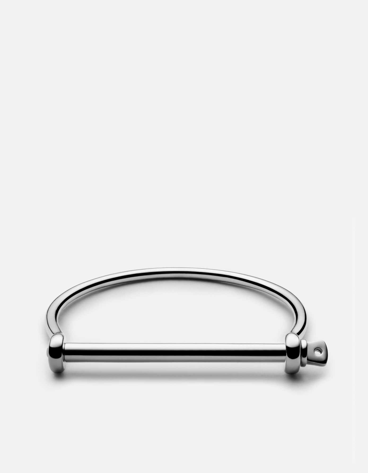 Stainless Steel Thin Screw Cuff - Durable & Corrosion-Resistant for Jewelry Making, Watch Repair & DIY Crafts