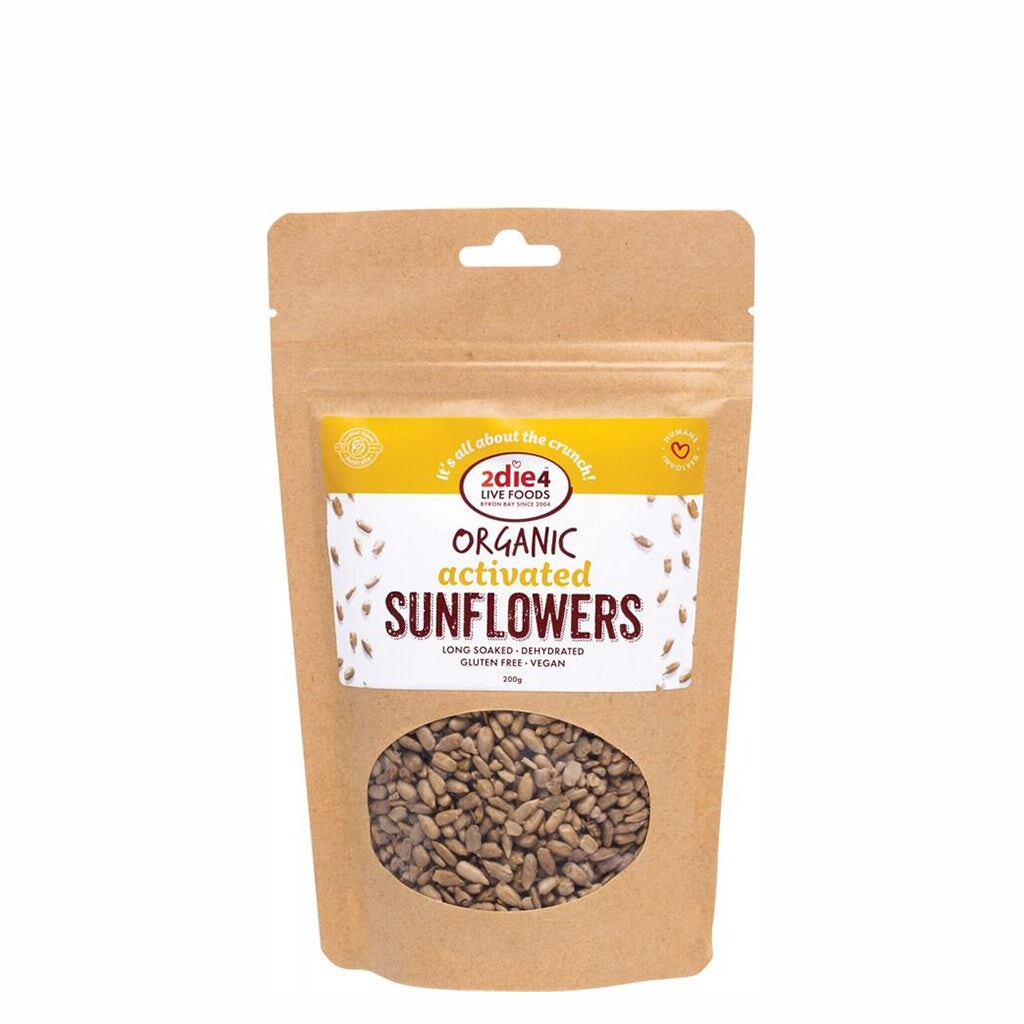 Organic Activated Sunflower Seeds - Raw, Unsalted, Non-GMO, Vegan Snack for Energy & Health | Perfect for Salads, Smoothies, Baking & Healthy Snacking