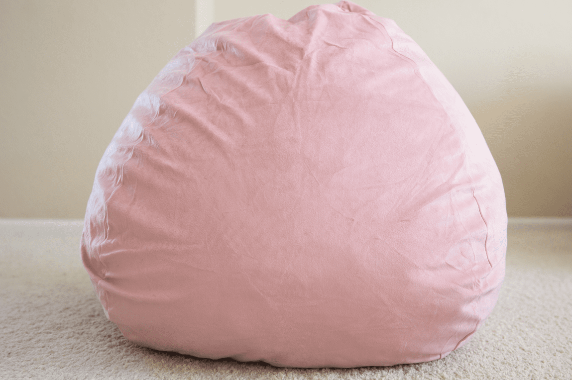 Premium Kids Memory Foam Bean Bag Chair - 3ft Soft Comfortable Lounger with Washable Removable Cover | Perfect for Playroom, Bedroom & Reading Nook | Pillowtex Quality