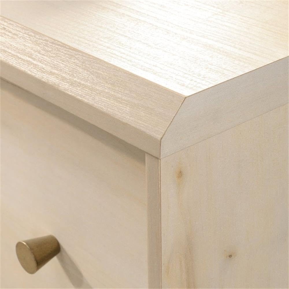 Pemberly Row 6-Drawer Engineered Wood Dresser - Pacific Maple Finish for Bedroom Storage & Organization | Perfect for Master Bedroom, Guest Room or Nursery