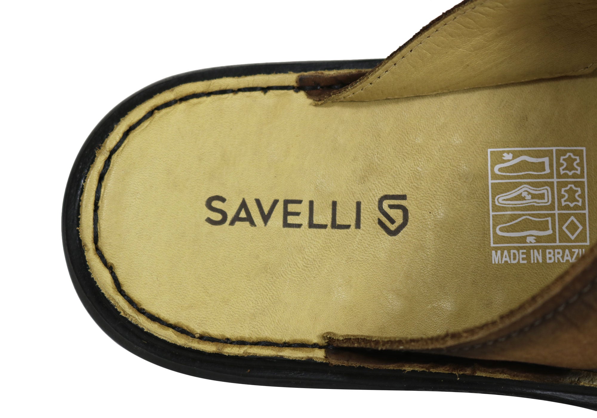 Savelli Kobes Men's Leather Comfort Slide Sandals - Handmade in Brazil - Premium Casual & Beach Footwear for Summer