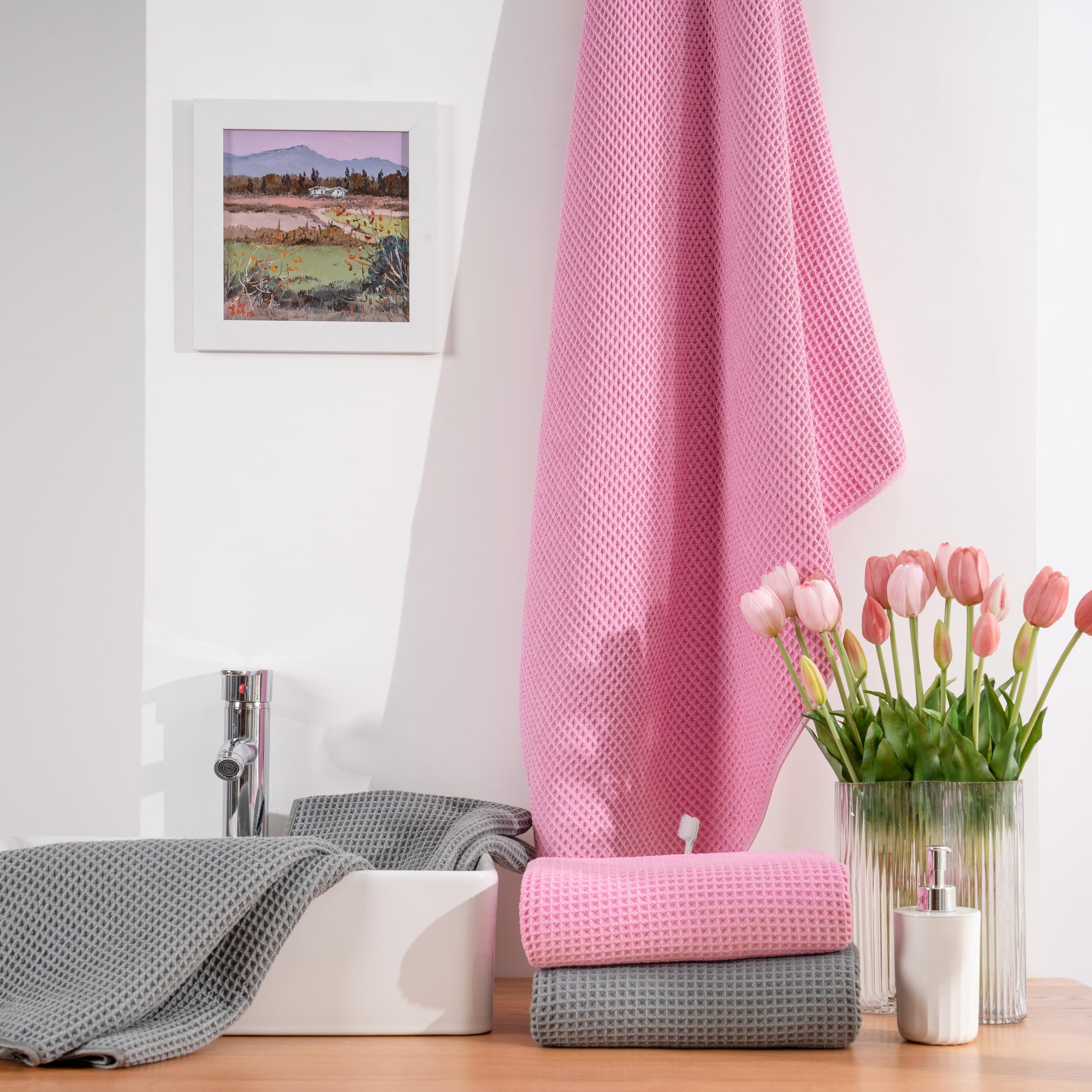 Premium Microfiber Oversized Quick-Dry Bath Towels - 60