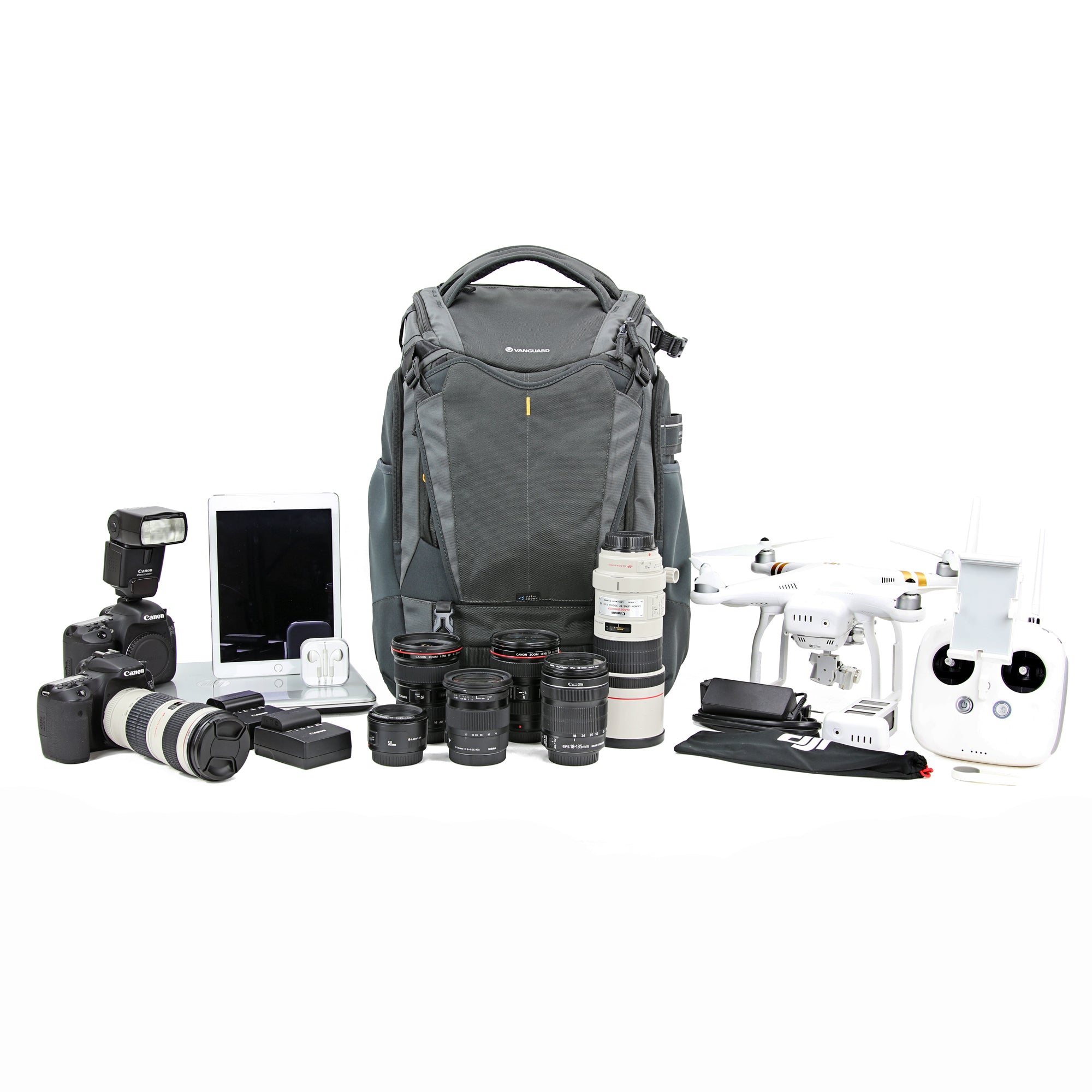 Alta Sky 53 Professional DSLR Camera Backpack - Waterproof & Shockproof Black/Gray for Photographers & Travelers - Perfect for Outdoor Adventures, Hiking & Air Travel