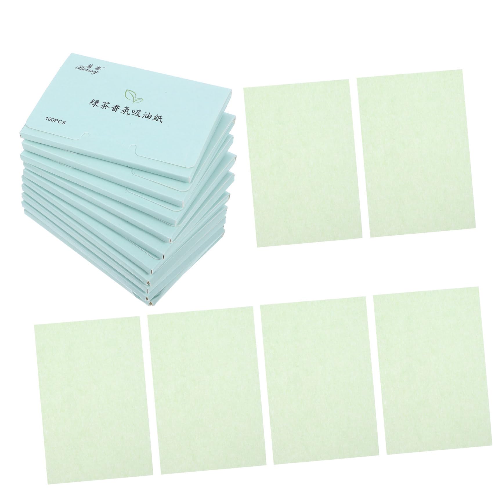 10 Pack Oil Absorbing Blotting Papers for Oily Skin - Clean & Clear DIY Makeup Blotting Sheets | Remove Excess Oil & Shine, Perfect for On-the-Go Touch Ups, Gym, and Travel