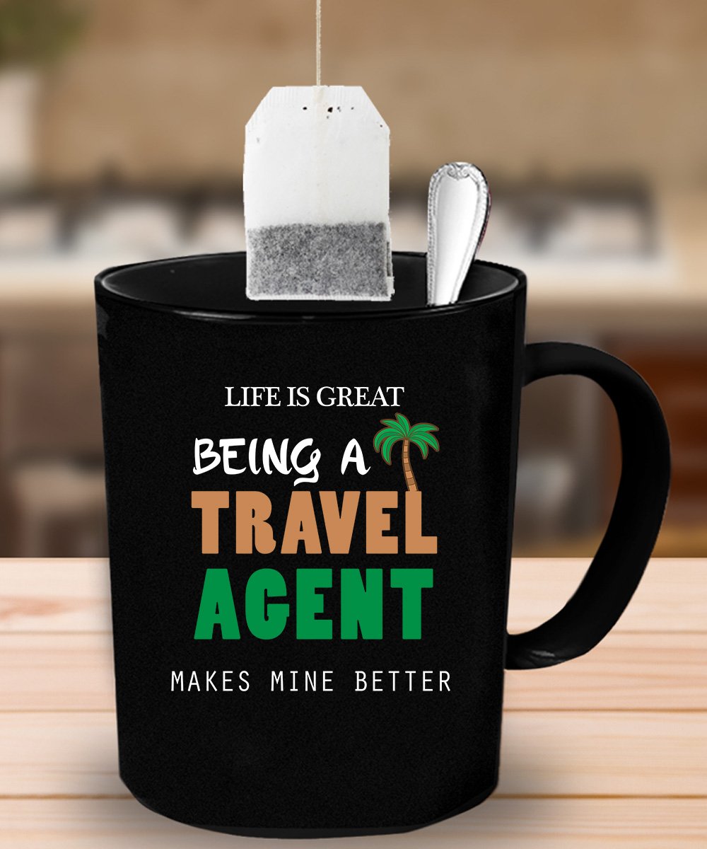 11 oz Travel Agent Coffee Mug - Funny Gift for Travel Agents - Perfect for Office Use, Travel Enthusiasts & Appreciation Gifts
