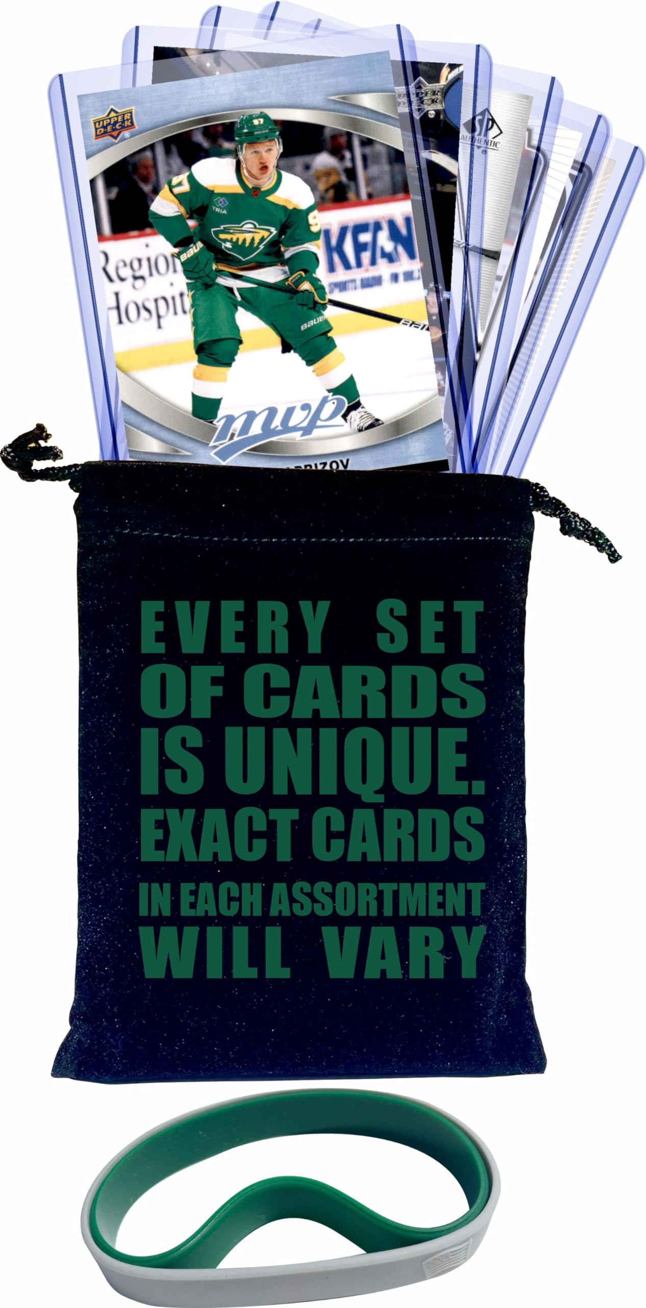 Kirill Kaprizov Minnesota Wild Hockey Cards (5-Pack) - Collectible NHL Trading Cards for Fans & Gift Ideas - Perfect for Sports Memorabilia Collections & Hockey Enthusiasts