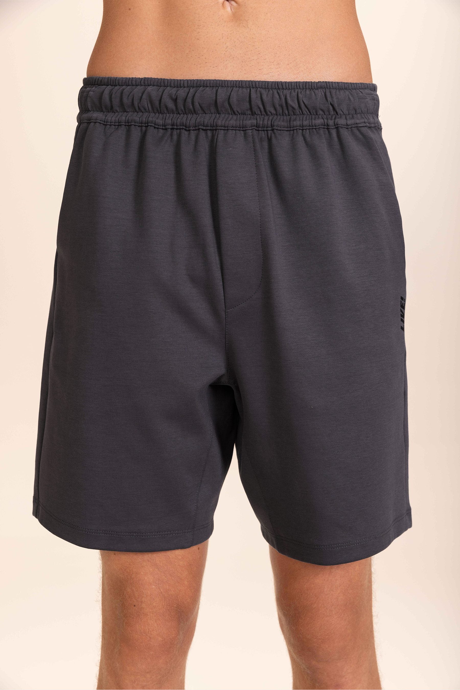 Move Galax Knit Long Shorts for Women - Comfortable Stretchy Athletic Running Shorts with Pockets - Perfect for Yoga, Gym, and Casual Wear