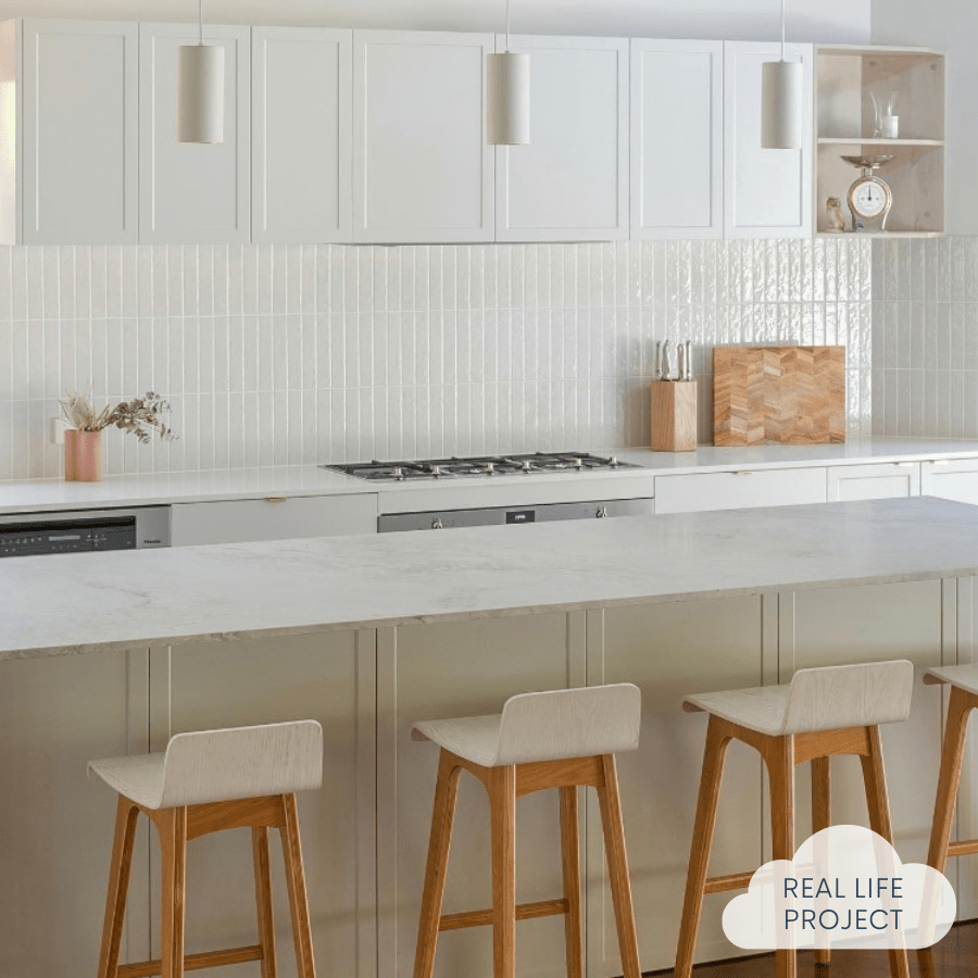 Albert Park Gloss Vanilla Subway Tile - Premium Ceramic Wall & Backsplash Tiles for Kitchen, Bathroom & Shower - Easy to Clean & Stain Resistant