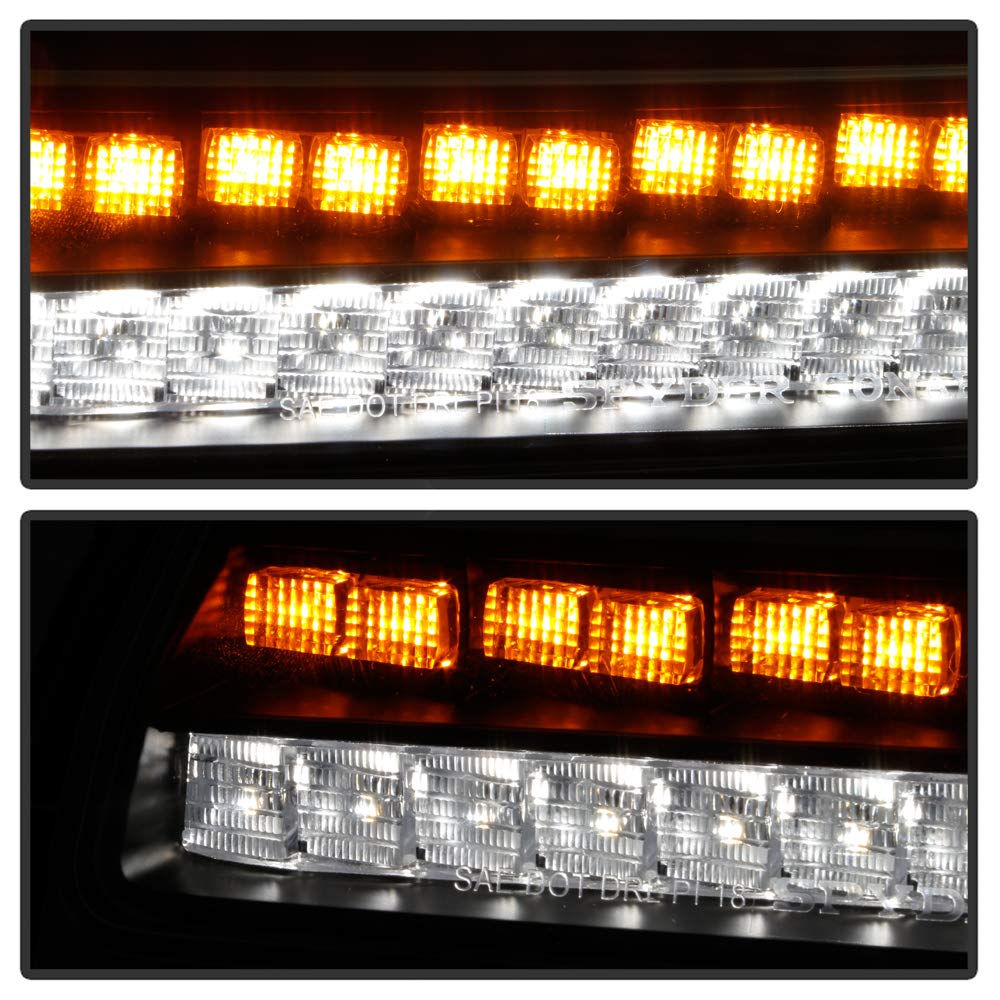 ACANII LED Parking Sequential Turn Signal Lights for 2018-2022 Jeep Wrangler JL - Black Halogen Upgrade Bulbs - Enhanced Visibility & Style for Off-Road Adventures