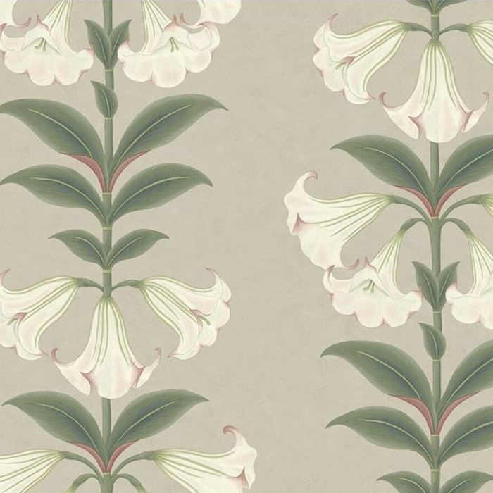 Cole and Son Angels Trumpet Green Botanical Wallpaper - Premium Peel & Stick Wallpaper for Living Room, Bedroom, and Office Decor