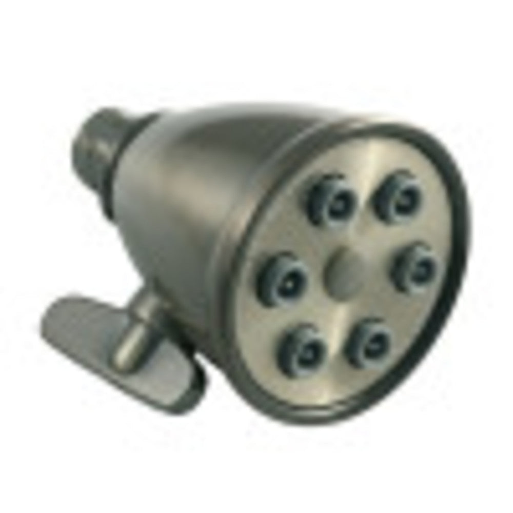 Kingston Brass K138A7 Victorian Adjustable High-Pressure Shower Head with 6 Spray Modes - Perfect for Spa-Like Relaxation and Deep Cleansing in Bathrooms