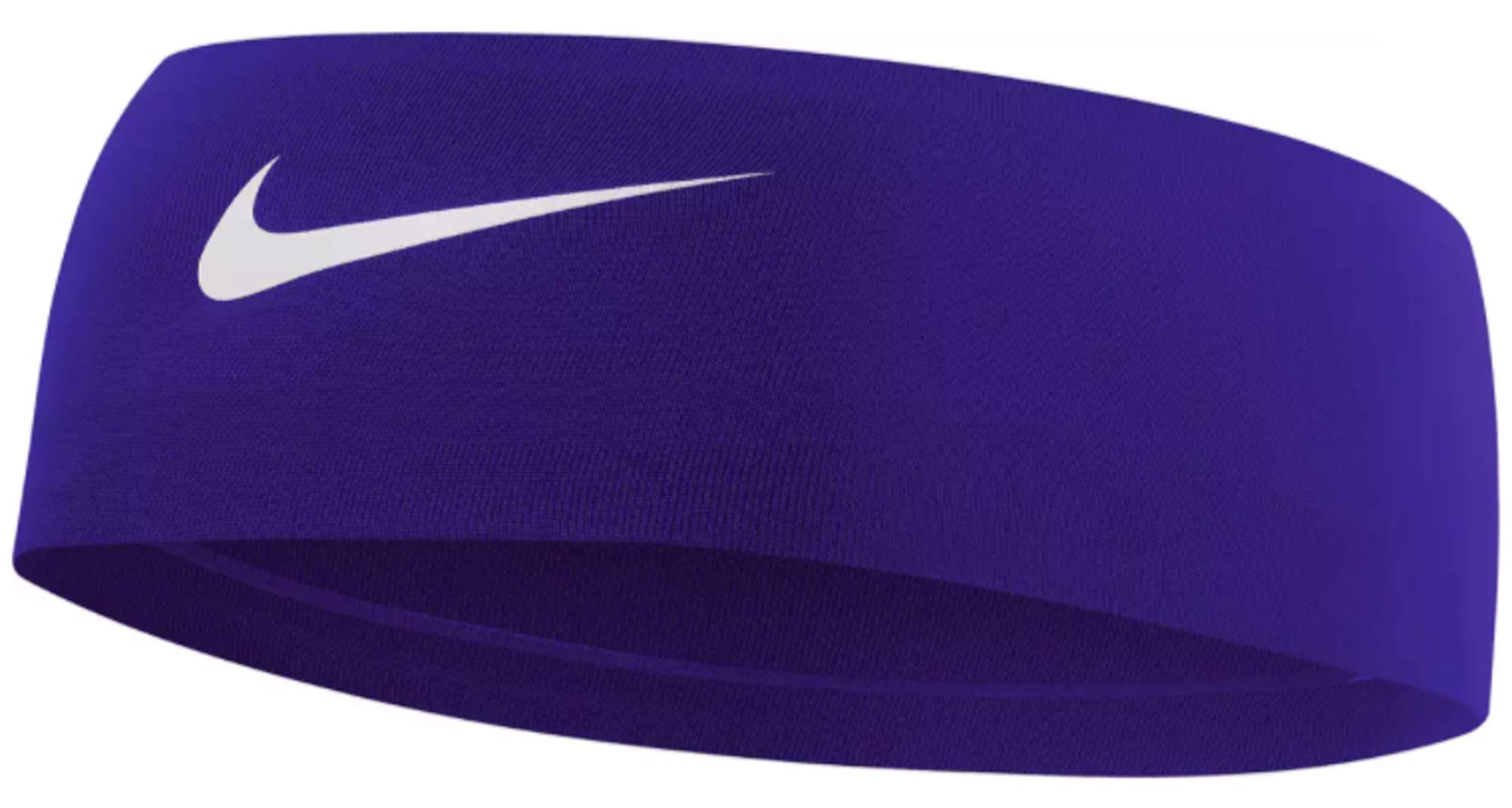 Nike Dri-Fit Head Tie 2.0 Headbands for Women & Men - Sweat Absorbing Sports Headband - White/Black - One Size Fits All - Perfect for Running, Yoga, Gym & Workouts