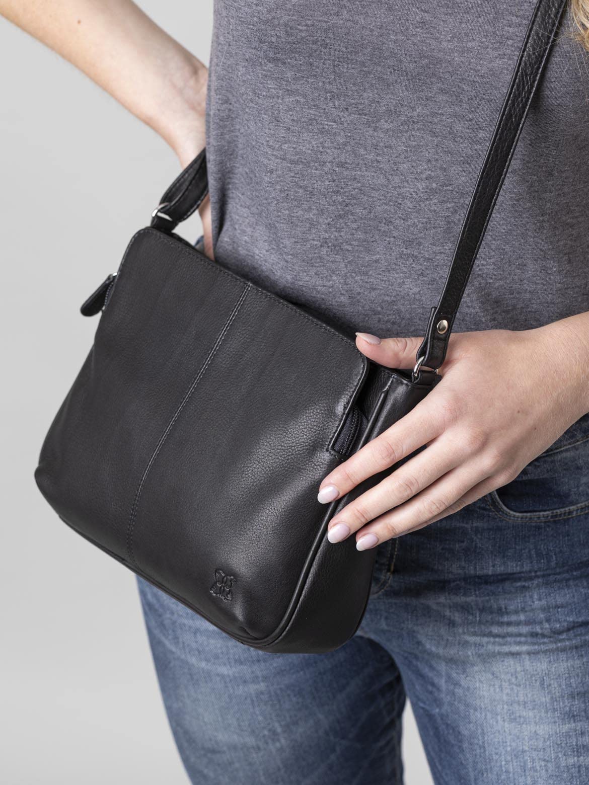 Ambleside Genuine Leather Crossbody Bag for Women - Stylish & Durable Shoulder Purse for Daily Use, Travel & Shopping